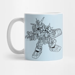 gundam lineart 78 Mug